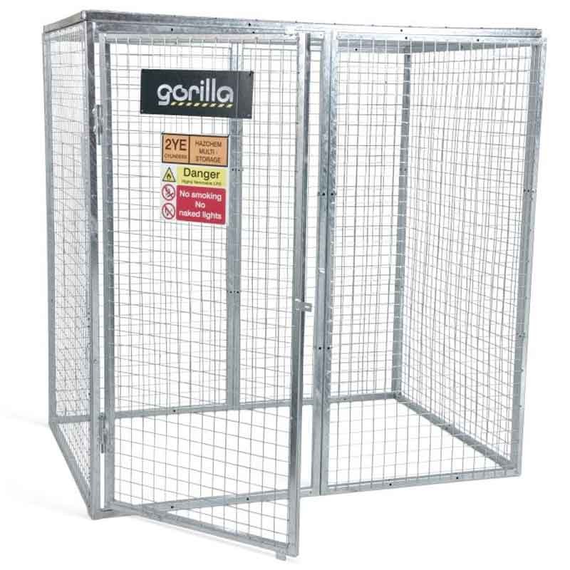 Armorgard GGC8 Gorilla Gas Bottle Cage 1800×1200×1800mm Galvanised