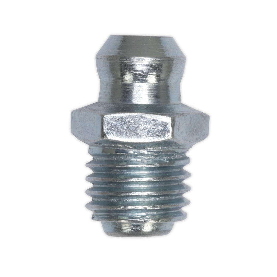 Sealey GNM21 Grease Nipple Straight 8 x 1.25mm Pack of 25