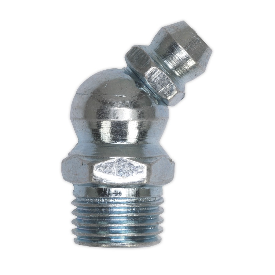 Sealey GNM10 Grease Nipple 45 10 x 1mm Pack of 25