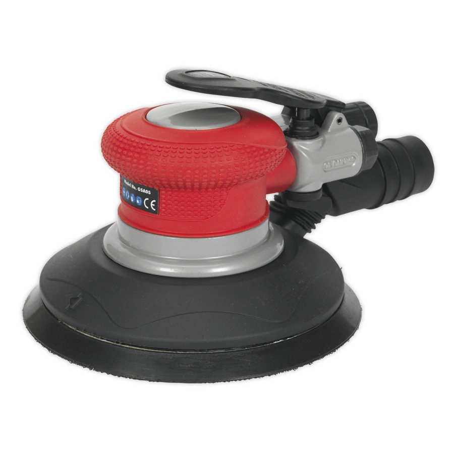 Sealey GSA05 Air Palm Random Orbital Sander &oslash;150mm Dust-Free