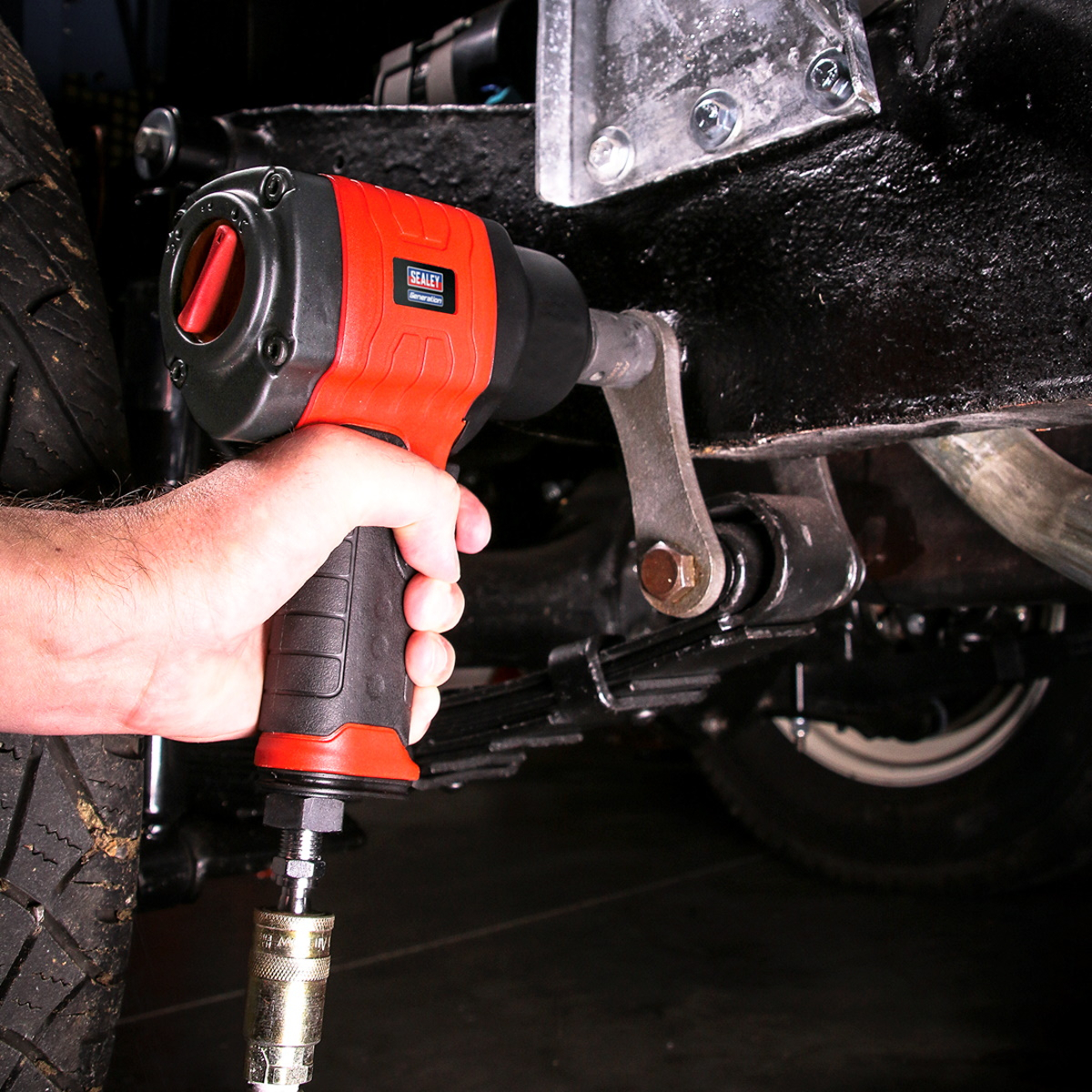 Sealey GSA6002 Generation Series Composite Air Impact Wrench 1/2"Sq Drive Twin Hammer