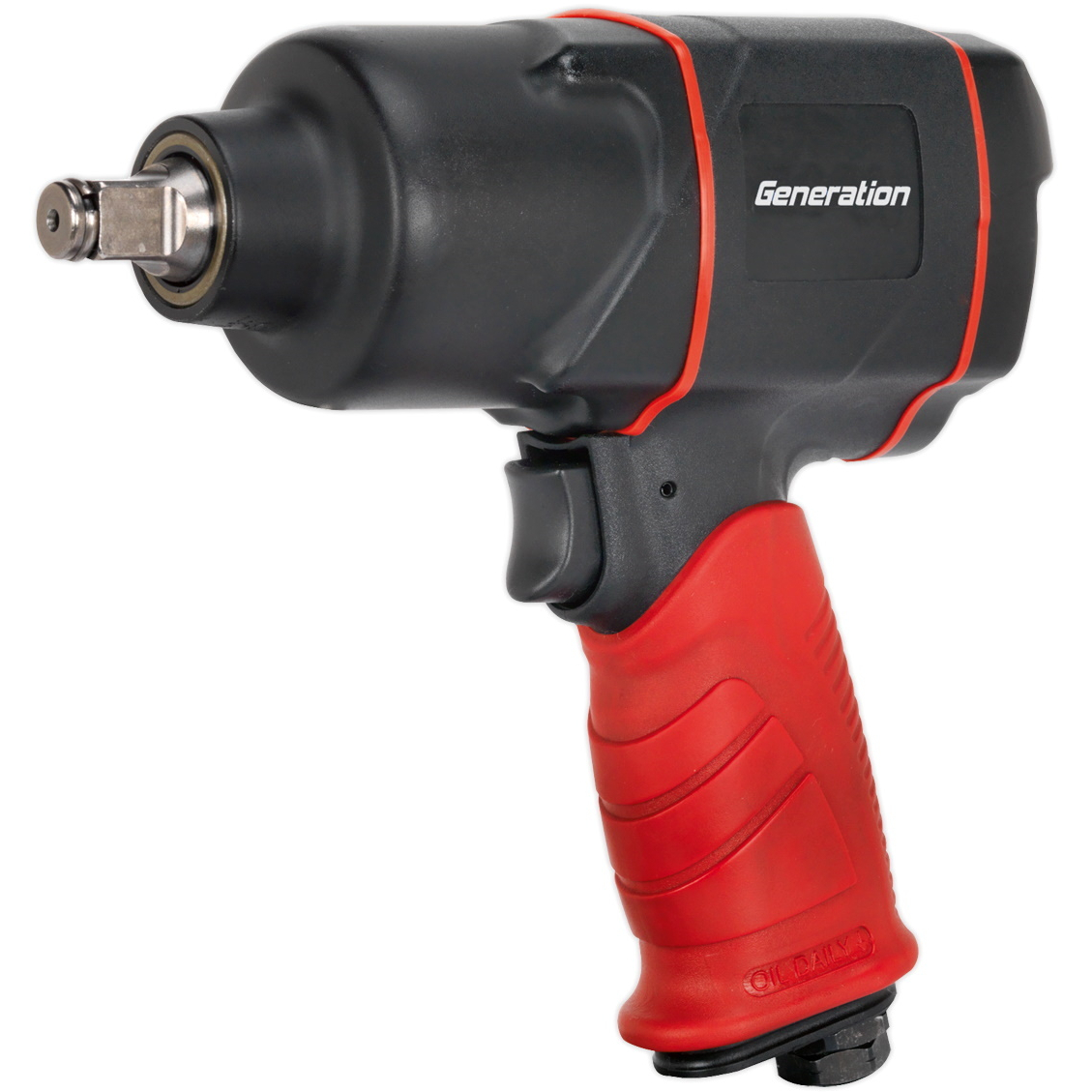 Sealey GSA6006 Composite Air Impact Wrench 1/2"Sq Drive Twin Hammer