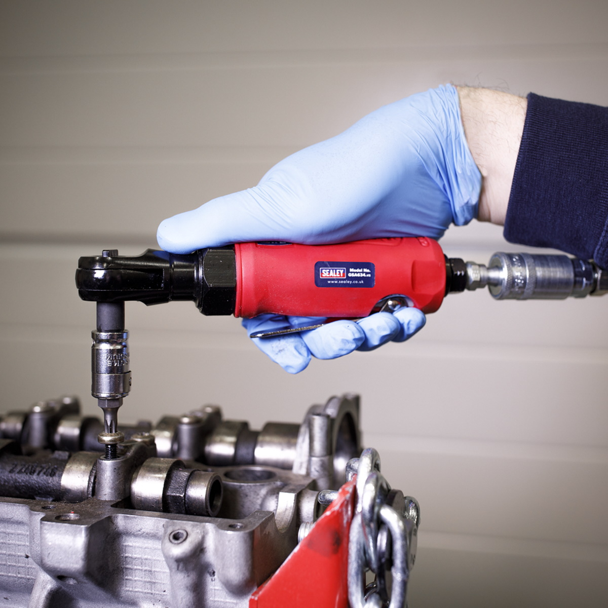 Sealey GSA634 Generation Series Compact Air Ratchet Wrench 1/4"Sq Drive