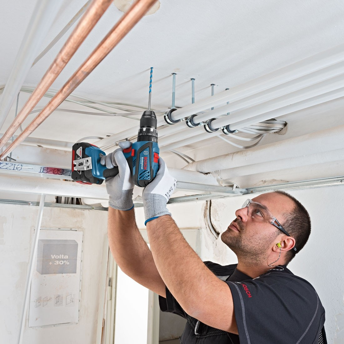 Bosch GSB18V28N Body Only 18V Dynamic Series Combi Drill in Carton