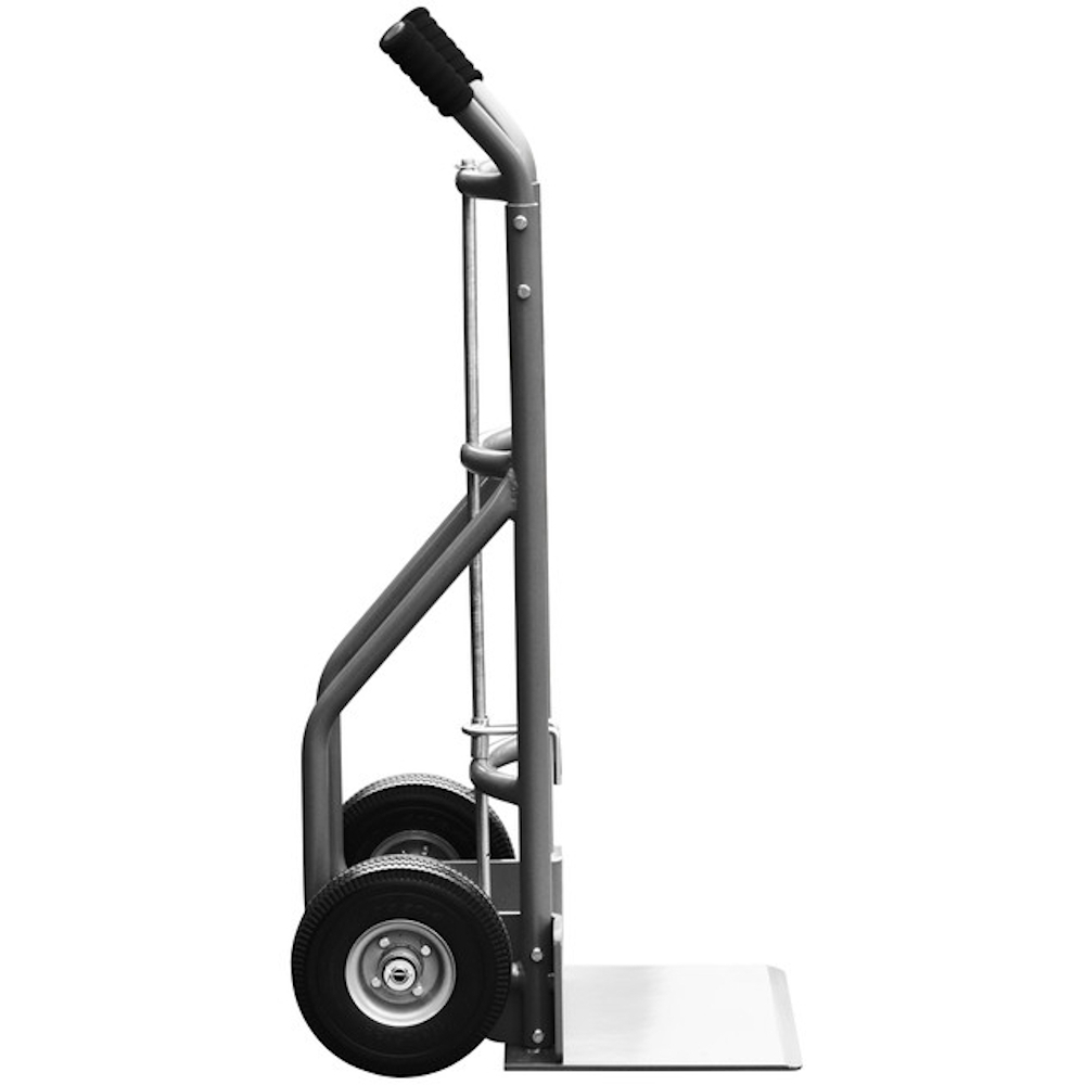 Handle-It HI-GTA-34H-PU Aluminium Keg Moving Sack Truck with 450mm Footplate and Puncture Proof Tyres