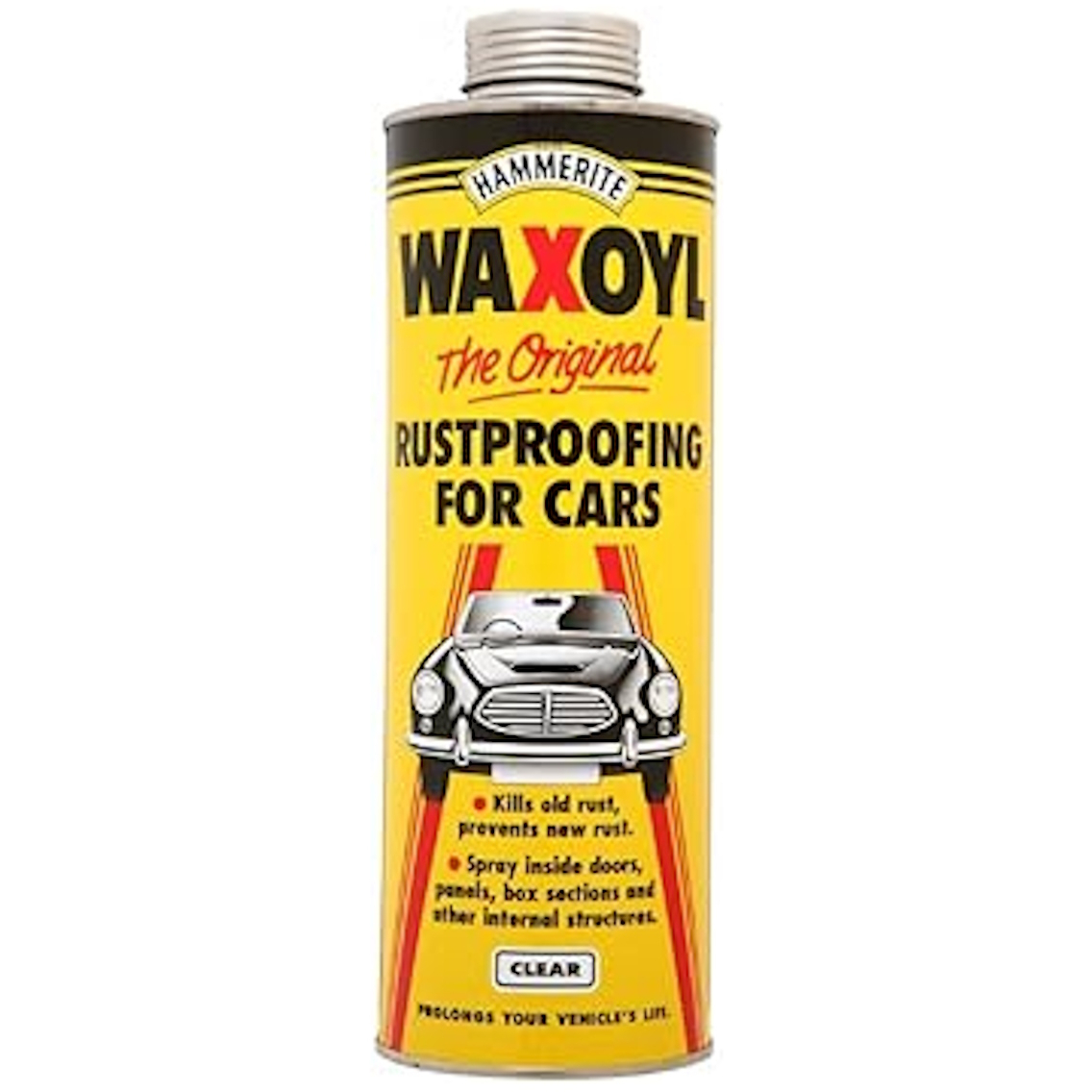 Hammerite HMMWAXCLSZ1L Waxoyl One Litre Schutz Can - Clear