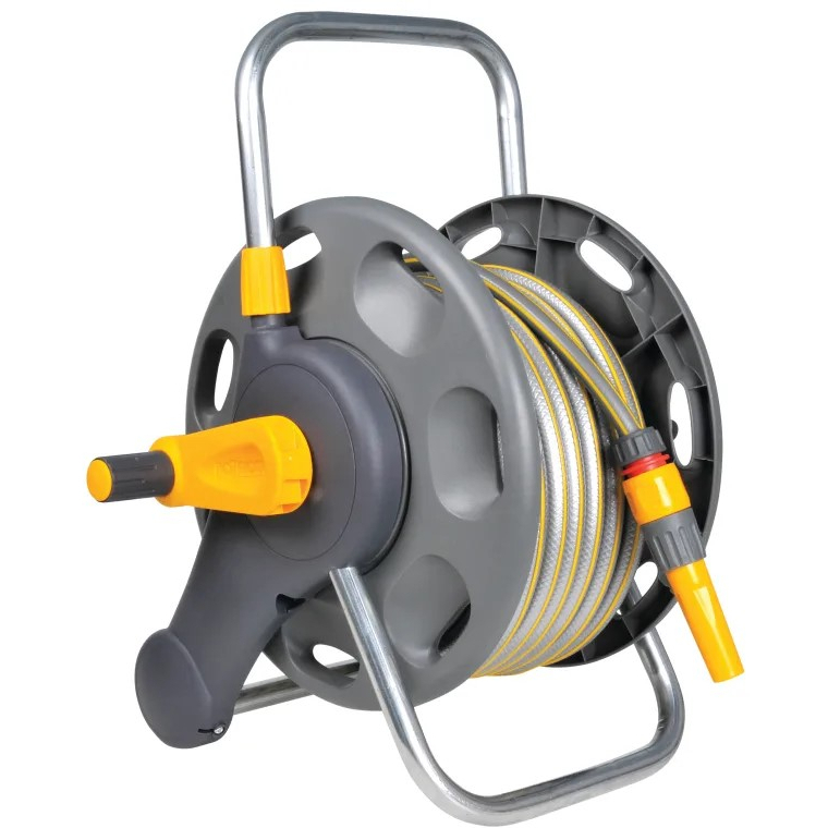 Hozelock 100-000-967  2in1 Assorted Reel + 25m Hose & Sprinkler 2431