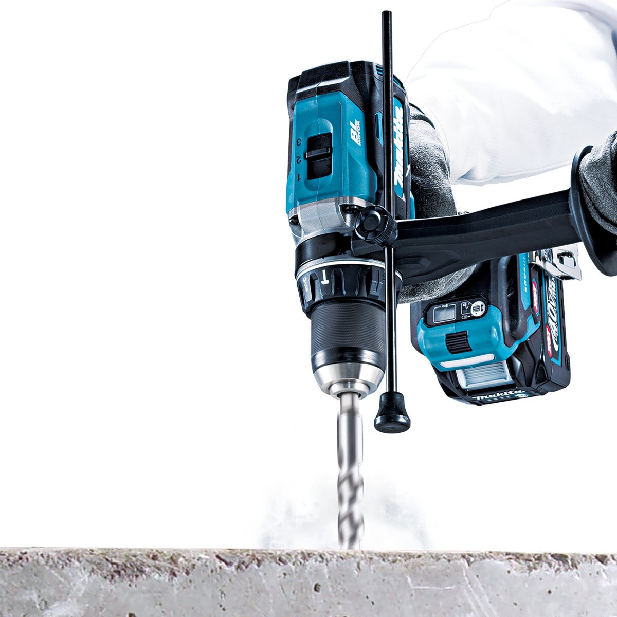Makita HP003GZ01 Body Only 40V XGT Combi Drill, 3 Speed 180Nm in Makpac Case