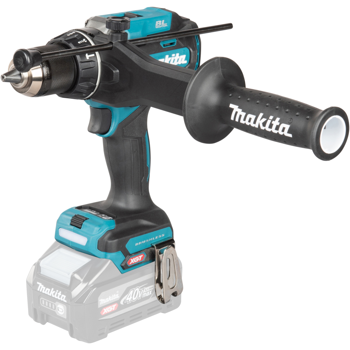 Makita HP003GZ01 Body Only 40V XGT Combi Drill, 3 Speed 180Nm in Makpac Case