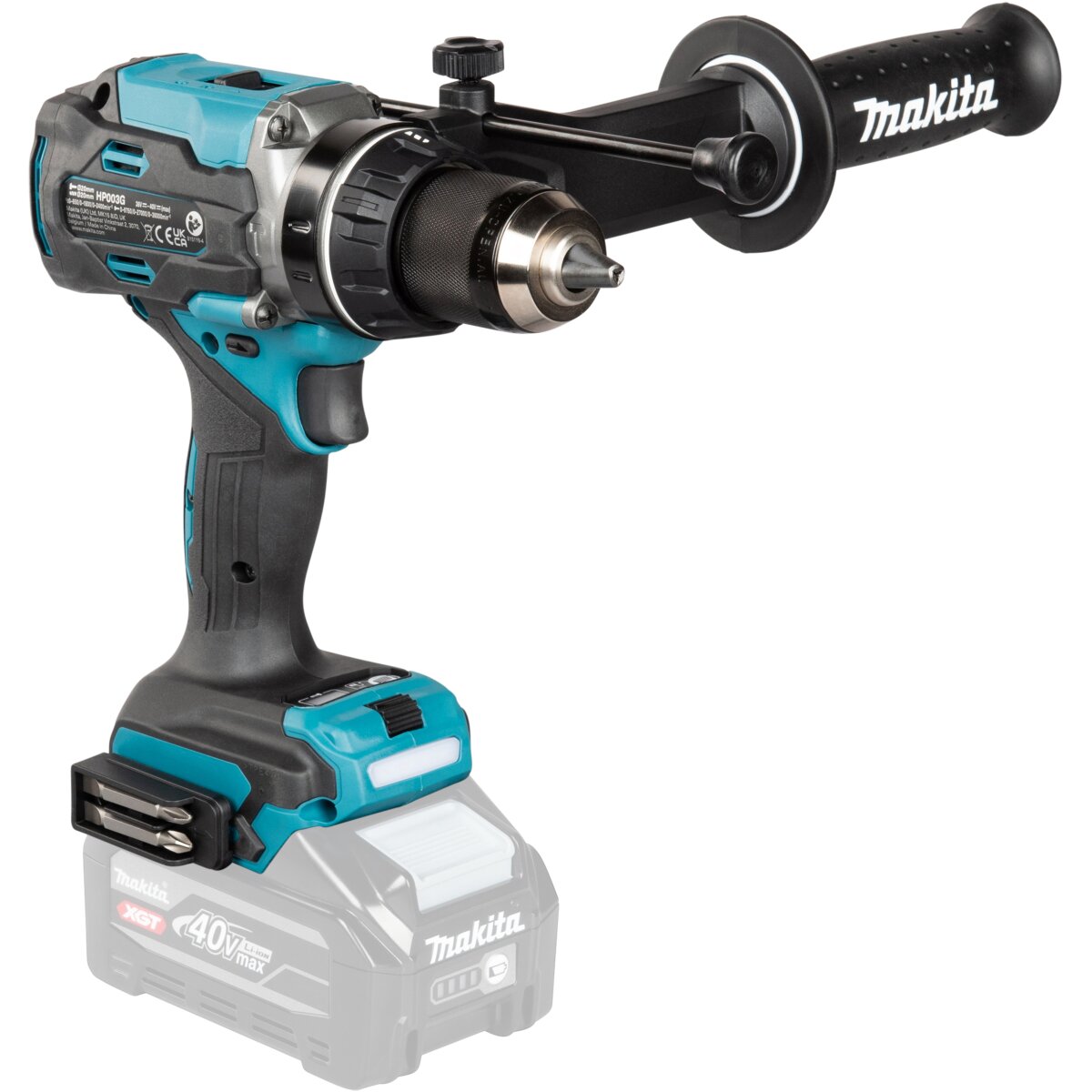 Makita HP003GZ01 Body Only 40V XGT Combi Drill, 3 Speed 180Nm in Makpac Case