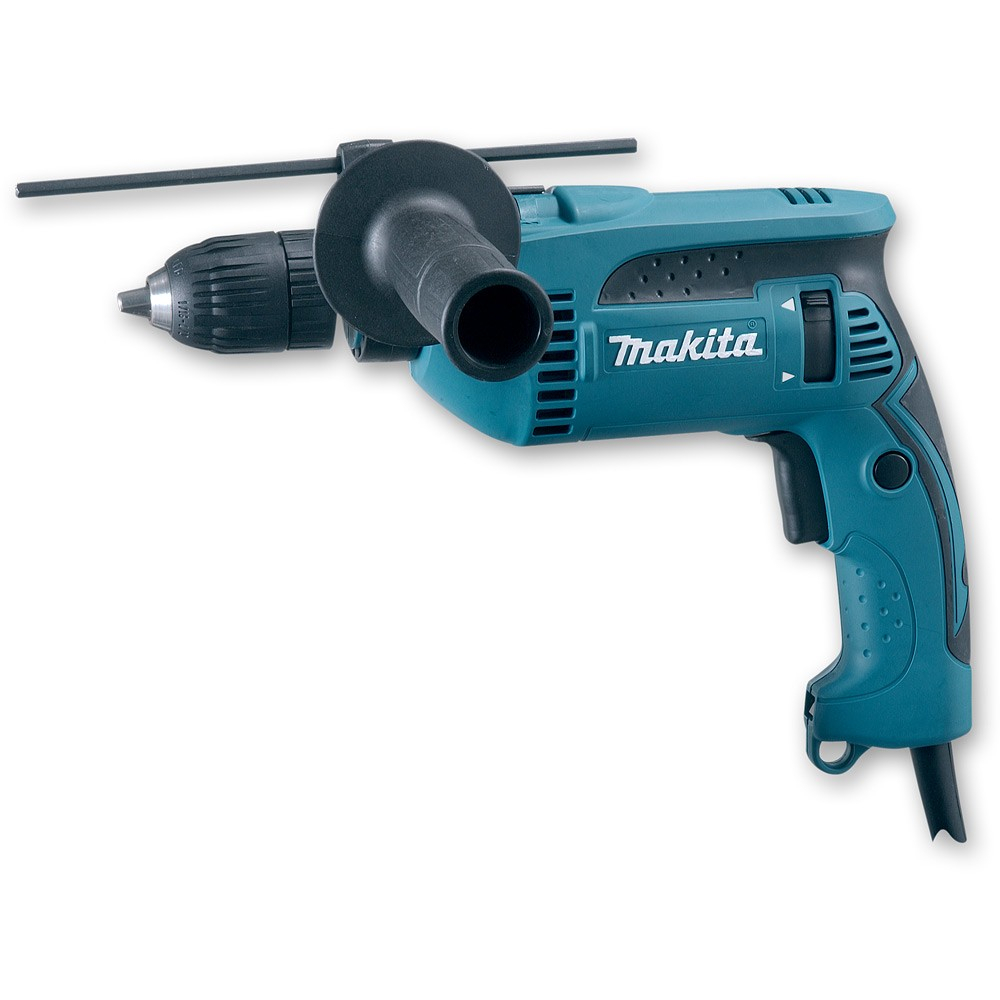 Makita HP1641K 110Volt 13mm 680W Percussion Drill c/w Keyless Chuck & Carrying Case
