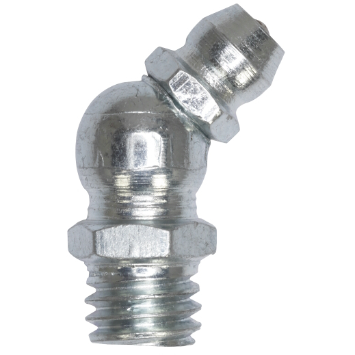 Lawson-HIS HP4/45 Steel Hydraulic/Grease Nipple 1/4" BSP 45° Angle