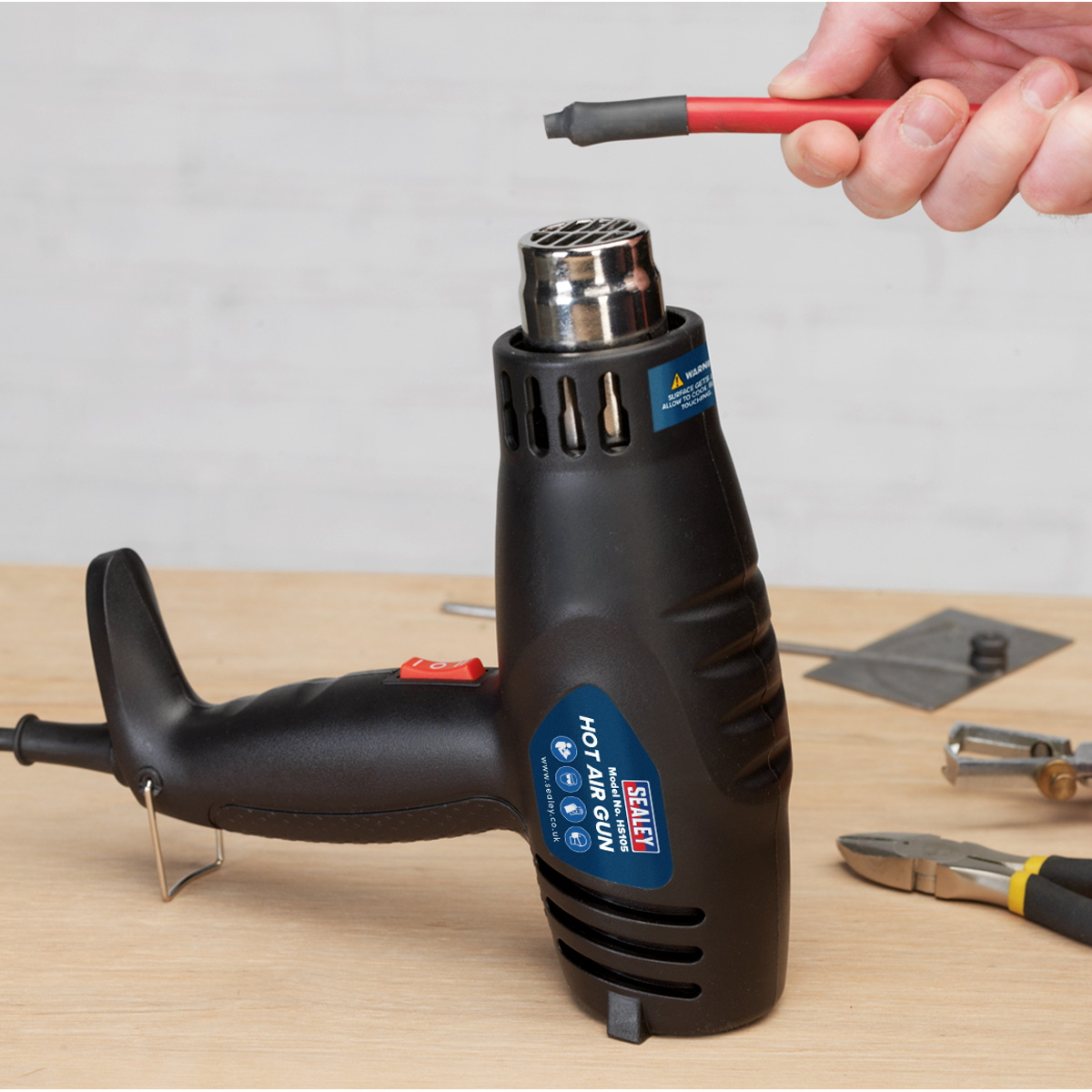 Sealey HS105 Hot Air Gun 1600W 370&#xB0;C/500&#xB0;C
