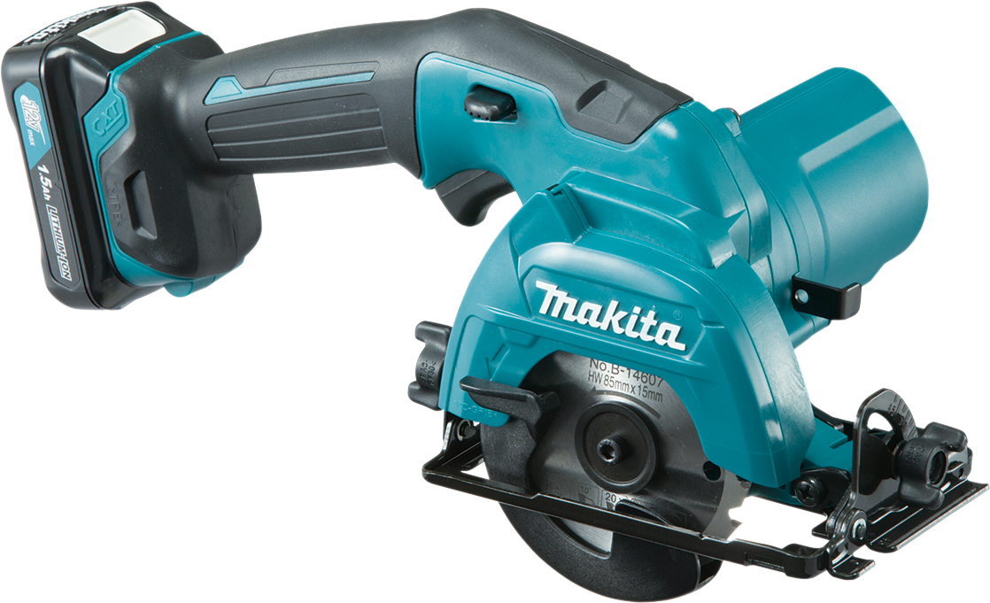 Makita HS301DWAE 10.8v Li-ion 10.8v CXT Circular Saw 85mm Blade (2 x 2.0Ah)