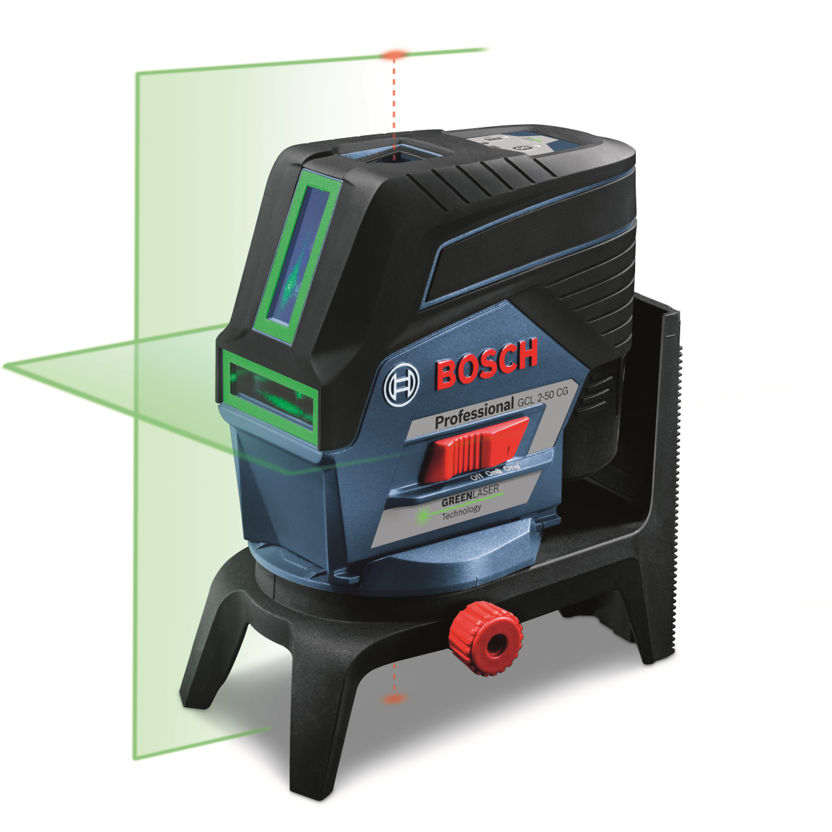 Bosch GCL 2-50 CG + RM 2 Professional Green Beam with Bluetooth connectivity Combi Laser in L-Boxx