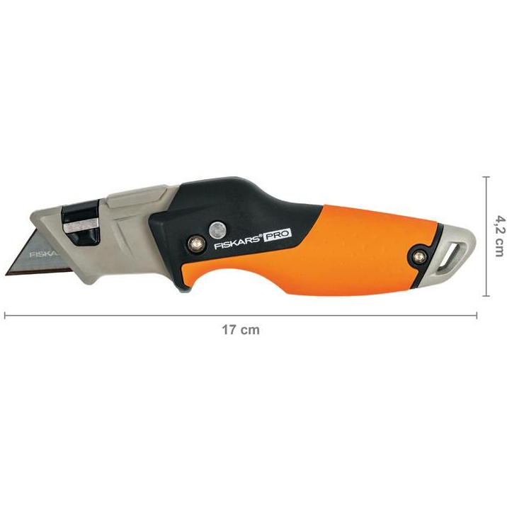 Fiskars 1027224 CarbonMax Folding Utility Knife