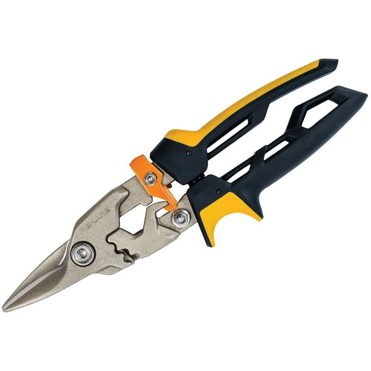 Fiskars 1027207 PowerGear™ Aviation Snips Straight Cut 250mm (10in)