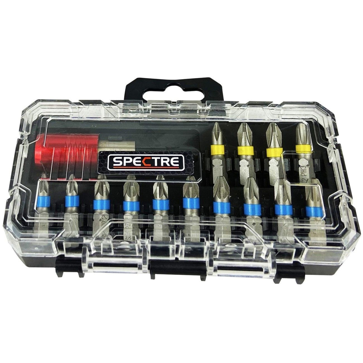 Spectre SP-17260 15 Piece ¼" Shank Screwdriver Bit Set 