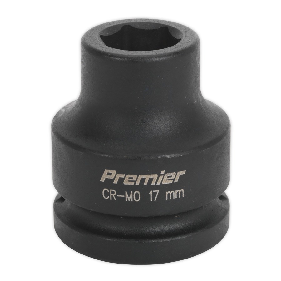 Sealey IS3417 Impact Socket 17mm 3/4"Sq Drive