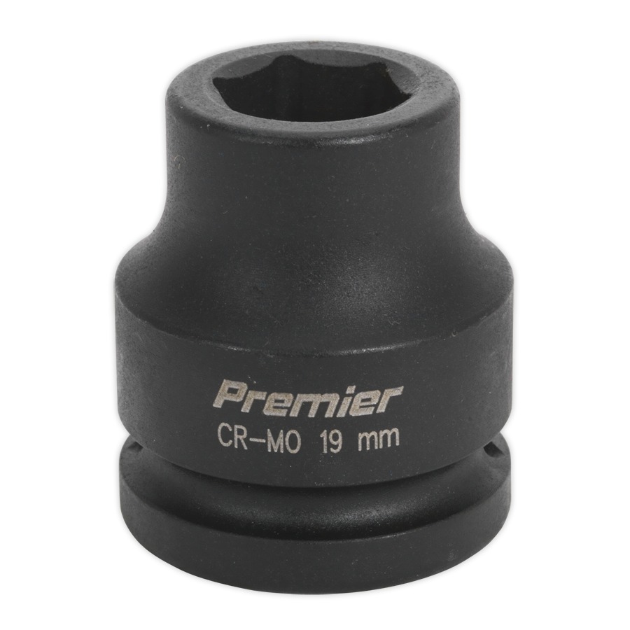 Sealey IS3419 Impact Socket 19mm 3/4"Sq Drive