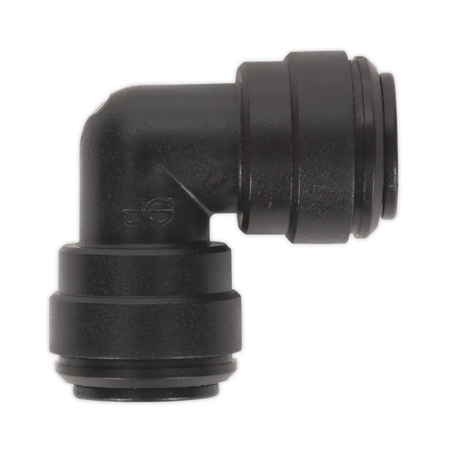 Sealey JGCE10 Elbow Coupling 10mm Pack of 5 (John Guest Speedfit - PM0310E)
