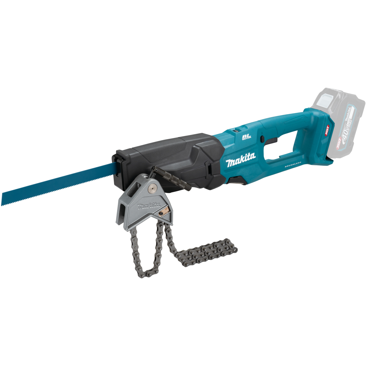 Makita JR003GZ Body Only 40V XGT Reciprocating Saw with Chain Vice in Carry Case