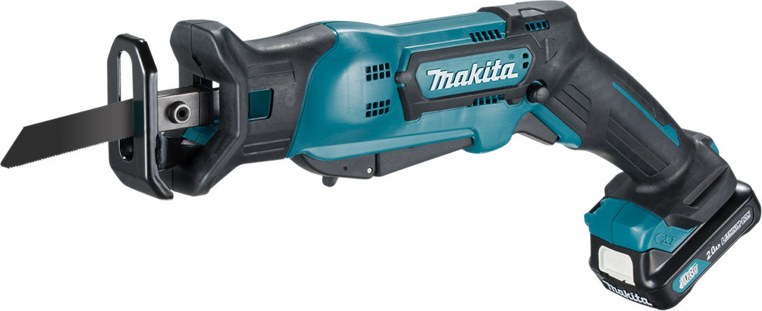 Makita JR105DWAE 10.8v Li-ion CXT Reciprocating Saw with Key Type Blade Holder (2 x 2.0Ah)