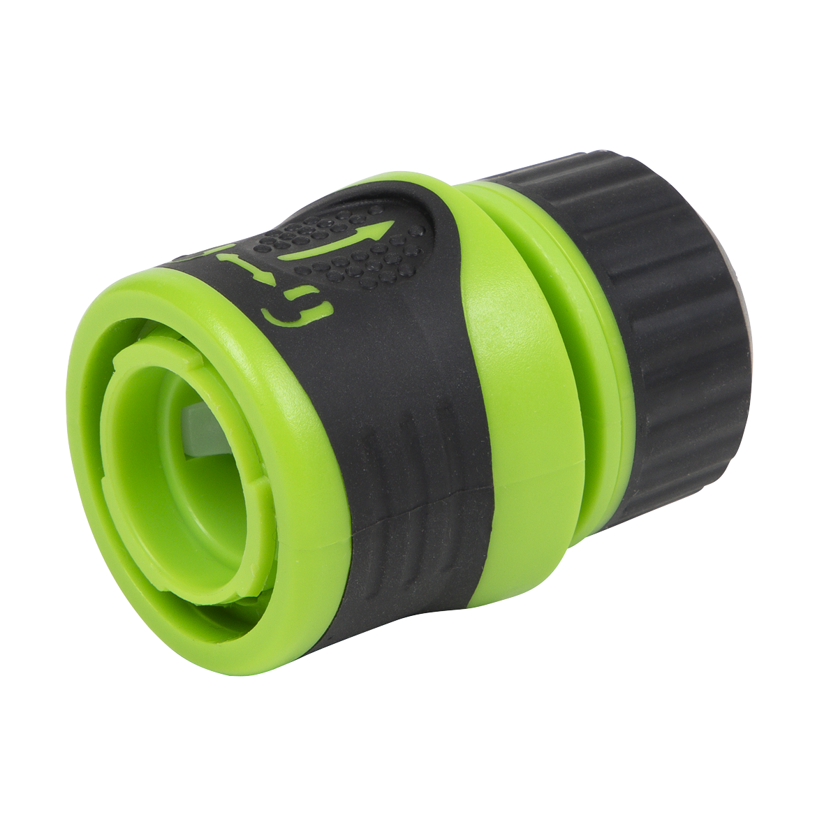 Sealey JS3051 Soft-Touch Hose Connector With Water Stop & Lock 1/2"-5/8"