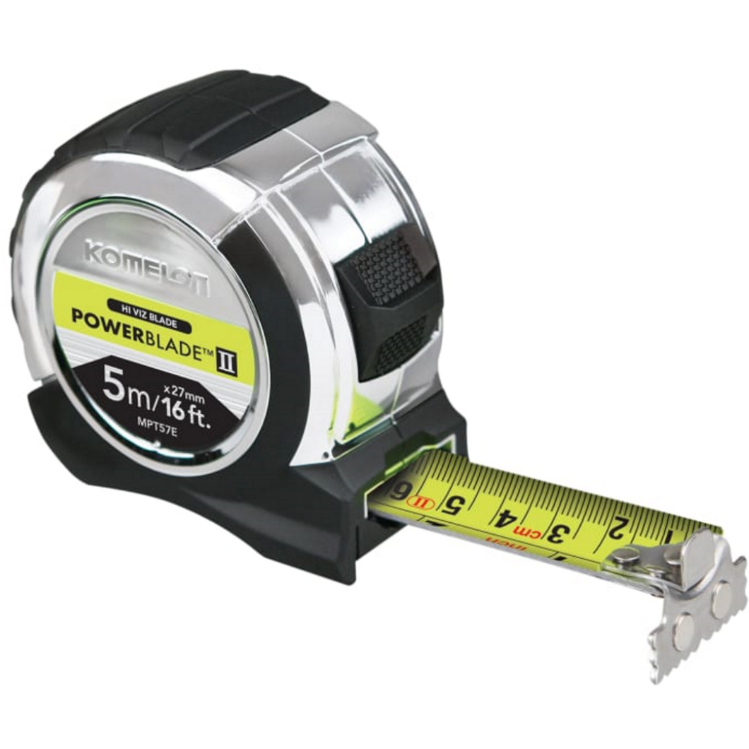 Komelon MPT57E PowerBlade™ II Pocket Tape 5m/16ft (Width 27mm) KOMMPT516E