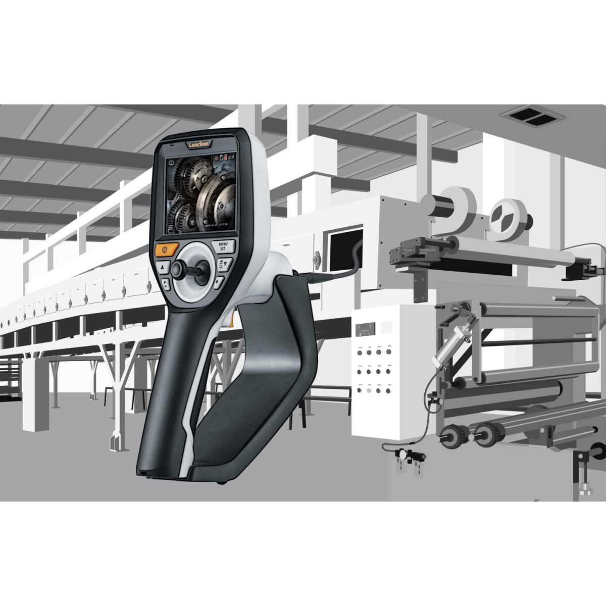 Laserliner 32070  082.277A VideoInspector 3D Micro Professional Video Inspection System (3,9 mm; 1 m) 
