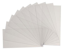 SWP 1408 4.1/4" x 2" Clear CR39 Anti-Spatter Cover Lens