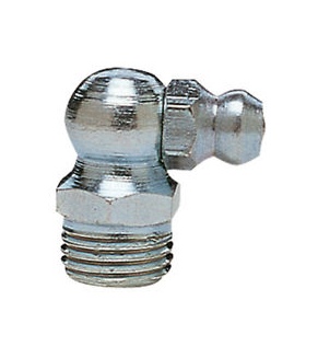 Lawson-HIS HUF5/90 Steel Hydraulic/Grease Nipple 5/16" UNF 90° Angle (Packet 100)
