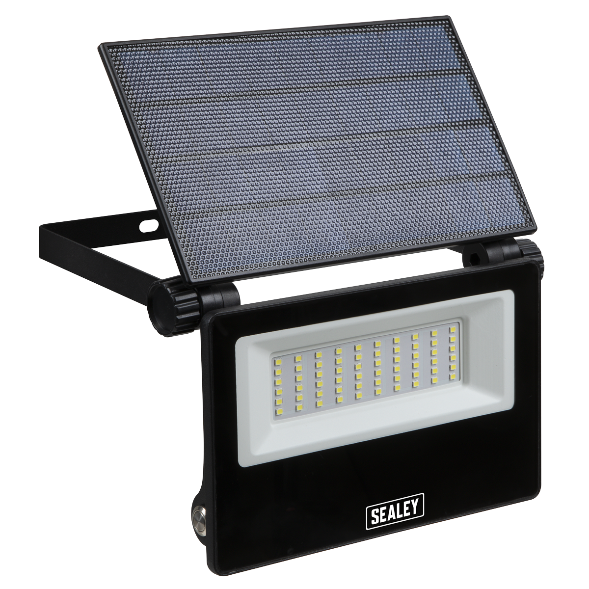 Sealey LED30S Extra-Slim Solar Floodlight with Wall Bracket 30W SMD LED