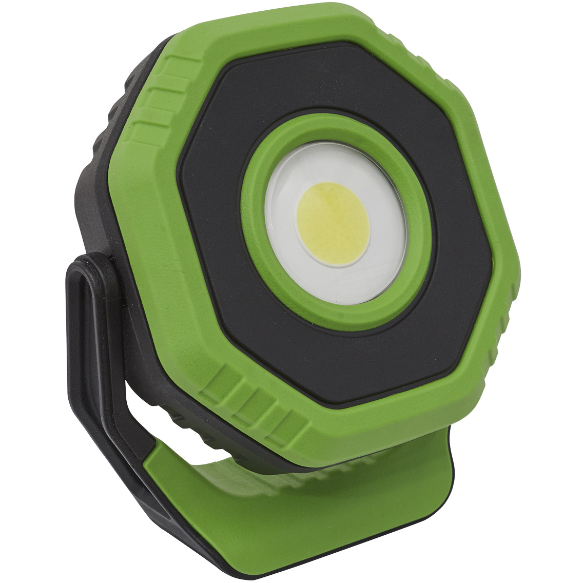 Sealey LED700P Rechargeable Pocket Floodlight with Magnetic Base 360° 7W COB LED - Green