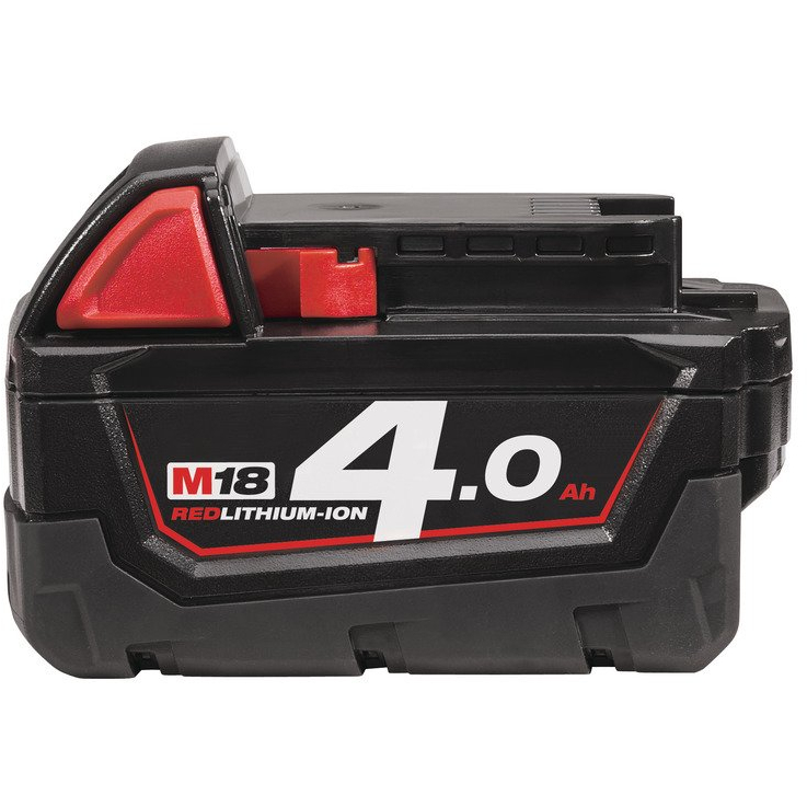 Milwaukee M18B4 18V 4.0Ah Red Lithium Ion Battery