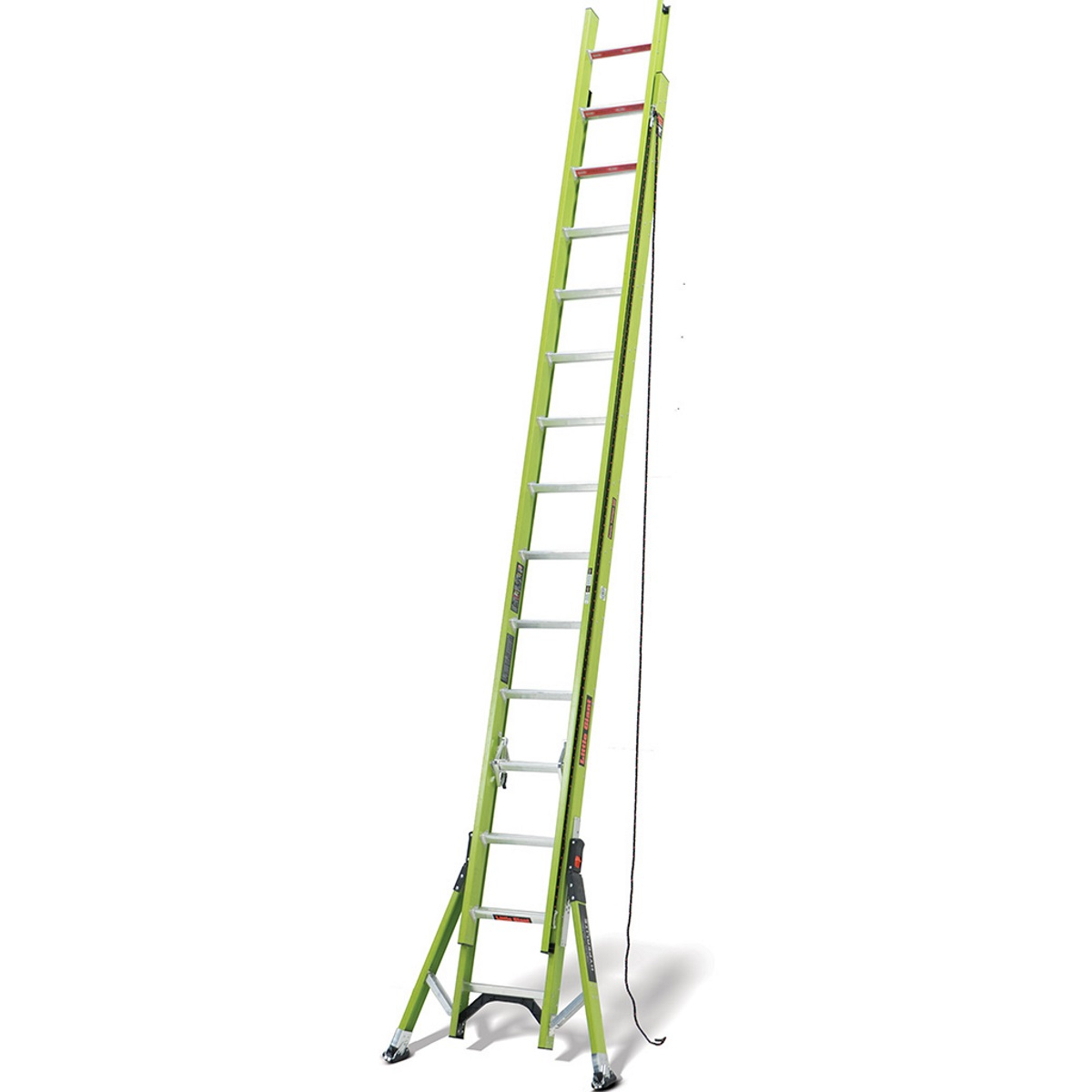 Little Giant 1303-856 HyperLite SumoStance GRP Fibreglass Hi-Viz Green Ladder 10 Rung ANSI-ASC A14.5-2007