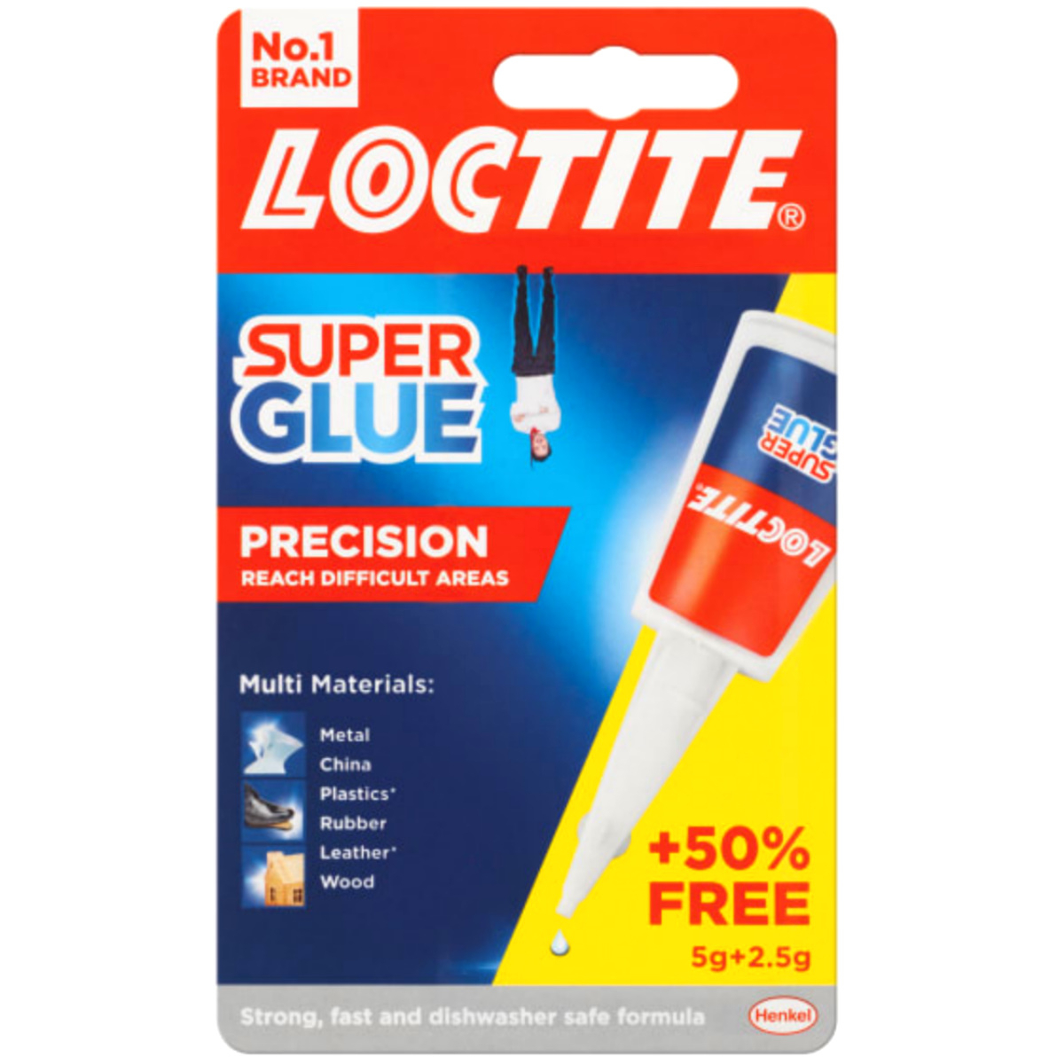Loctite 2633424 Super Glue Liquid Precision Bottle 5g + 50% Free LOCSGL5GAVNR 