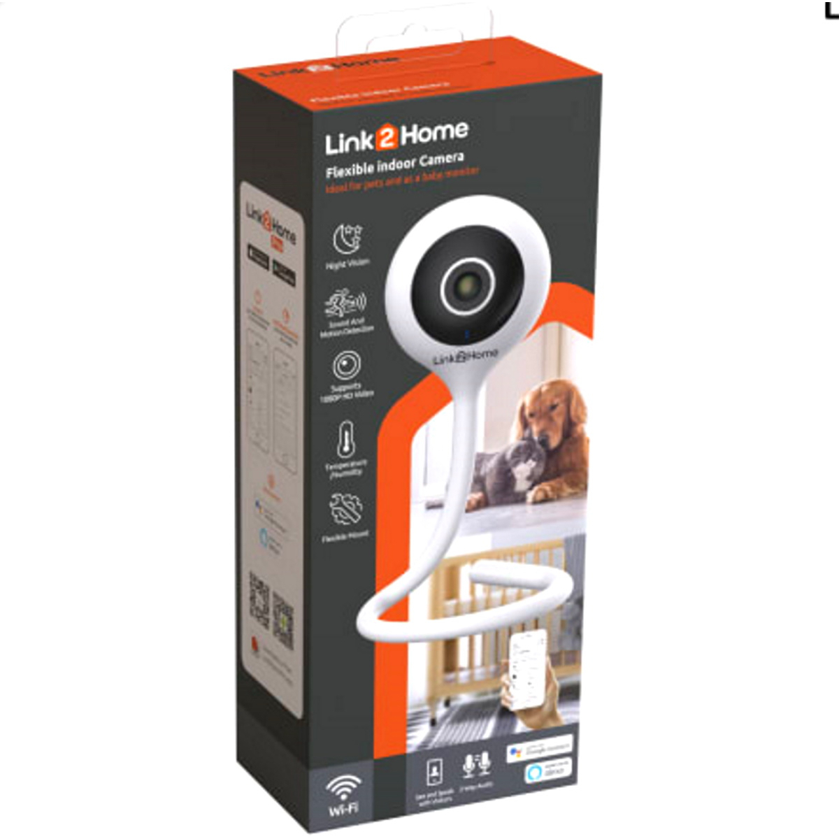 Link2Home L2H-CAMERAFLEX Flexible Indoor Camera  LTHCAMFLEX
