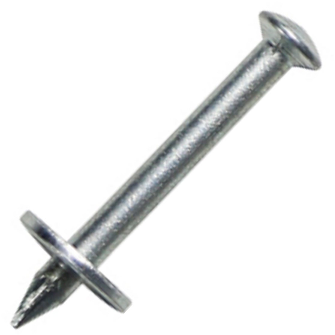 Timco WMP30 Masonry Nails (Mickey Pins) with Washers in Zinc 2.50 x 30 (Box of 200)