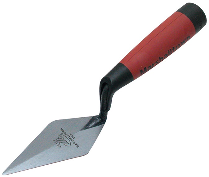 Marshalltown M46114D London Pattern Pointing Trowel with Durasoft Handle 4"