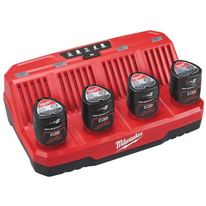 Milwaukee M12C4  4 Bay Multi Charger