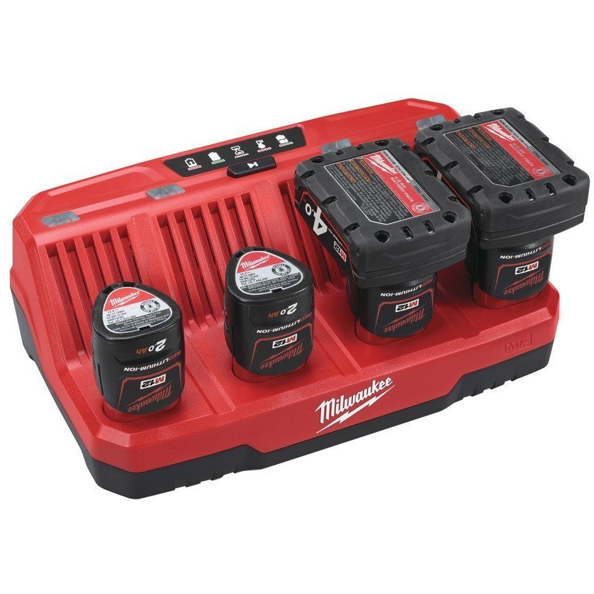Milwaukee M12C4  4 Bay Multi Charger