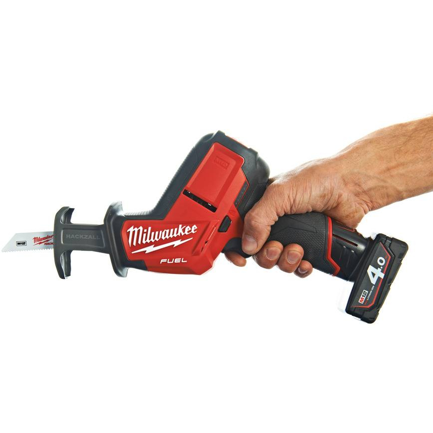 Milwaukee C12HZ-202C M12 Compact Hackzall (2 x 2.0ah Li-ion batteries, charger, BMC) 