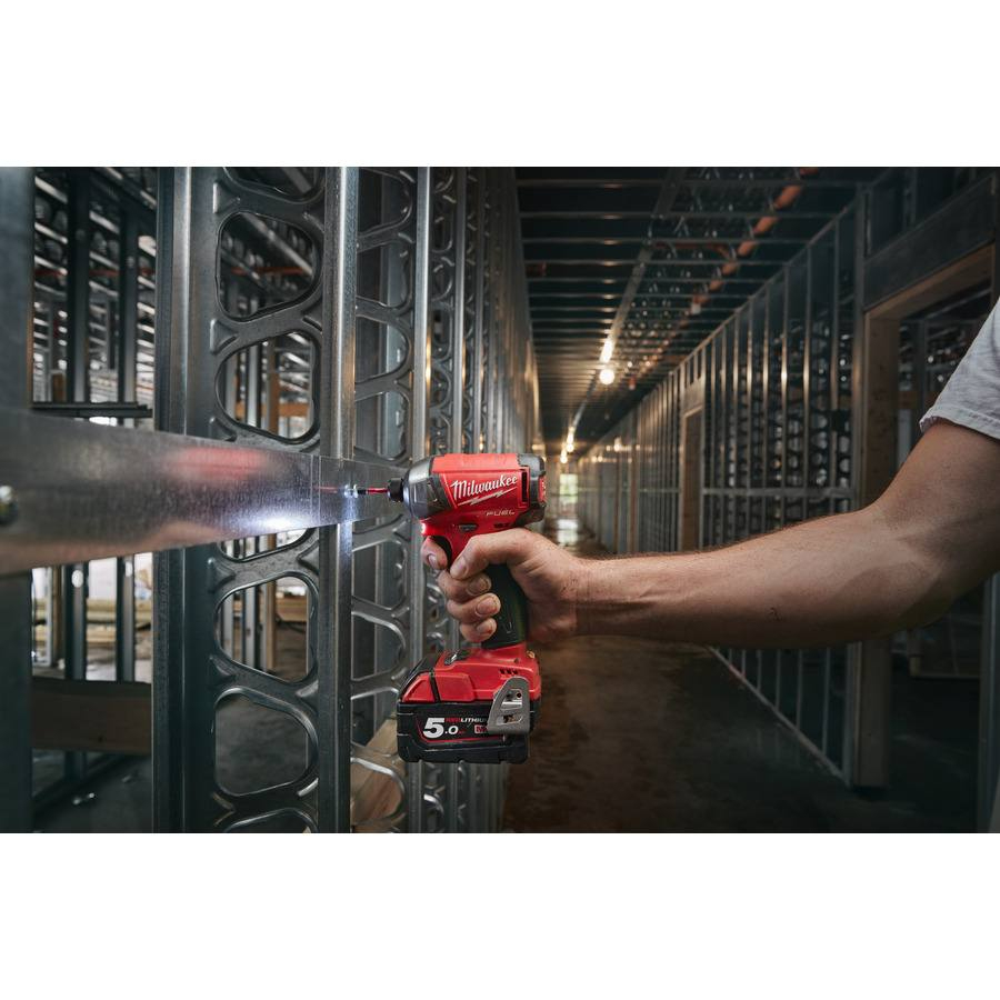 Milwaukee M18FQID-502X M18 Fuel Quiet Impact Driver ( 2 x 5.0Ah batteries, fast charger, dynacase) 