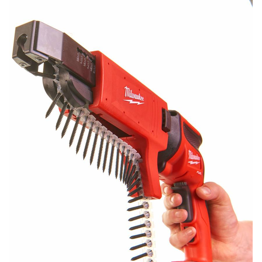 Milwaukee M18FSGC-202X M18 Fuel Drywall Screwgun with Collated Attachment (2 x 2.0ah Batteries, Charger, Dynacase) 