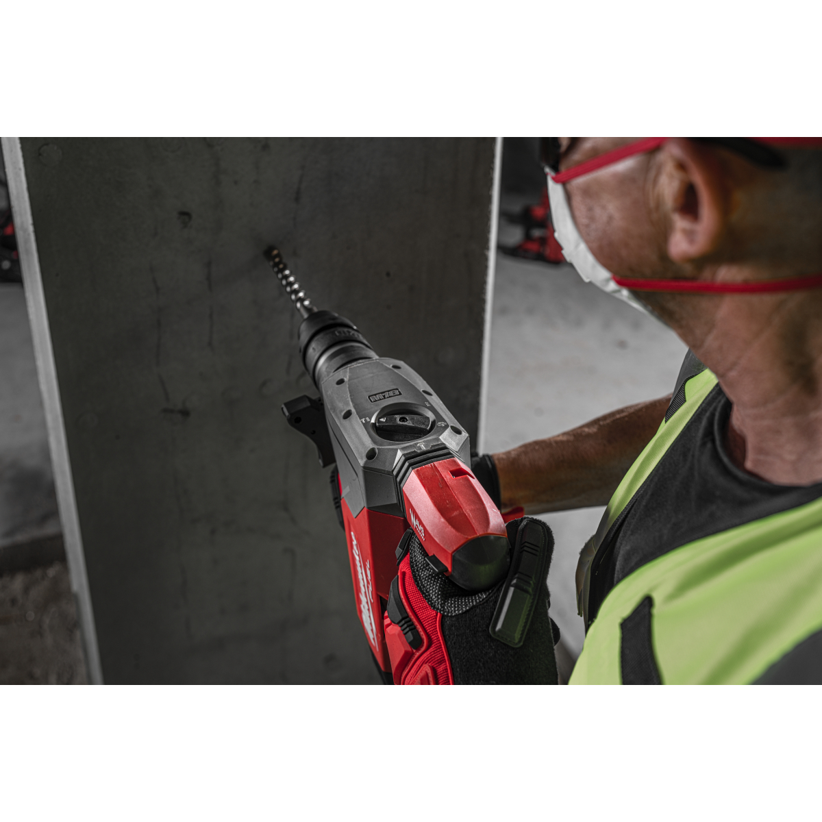 Milwaukee M18ONEFHPX-552X M18 Fuel One Key 4 Mode SDS Hammer Drill with Fixtec Chuck, 2x 5.5Ah Batteries, Charger and Carry Case