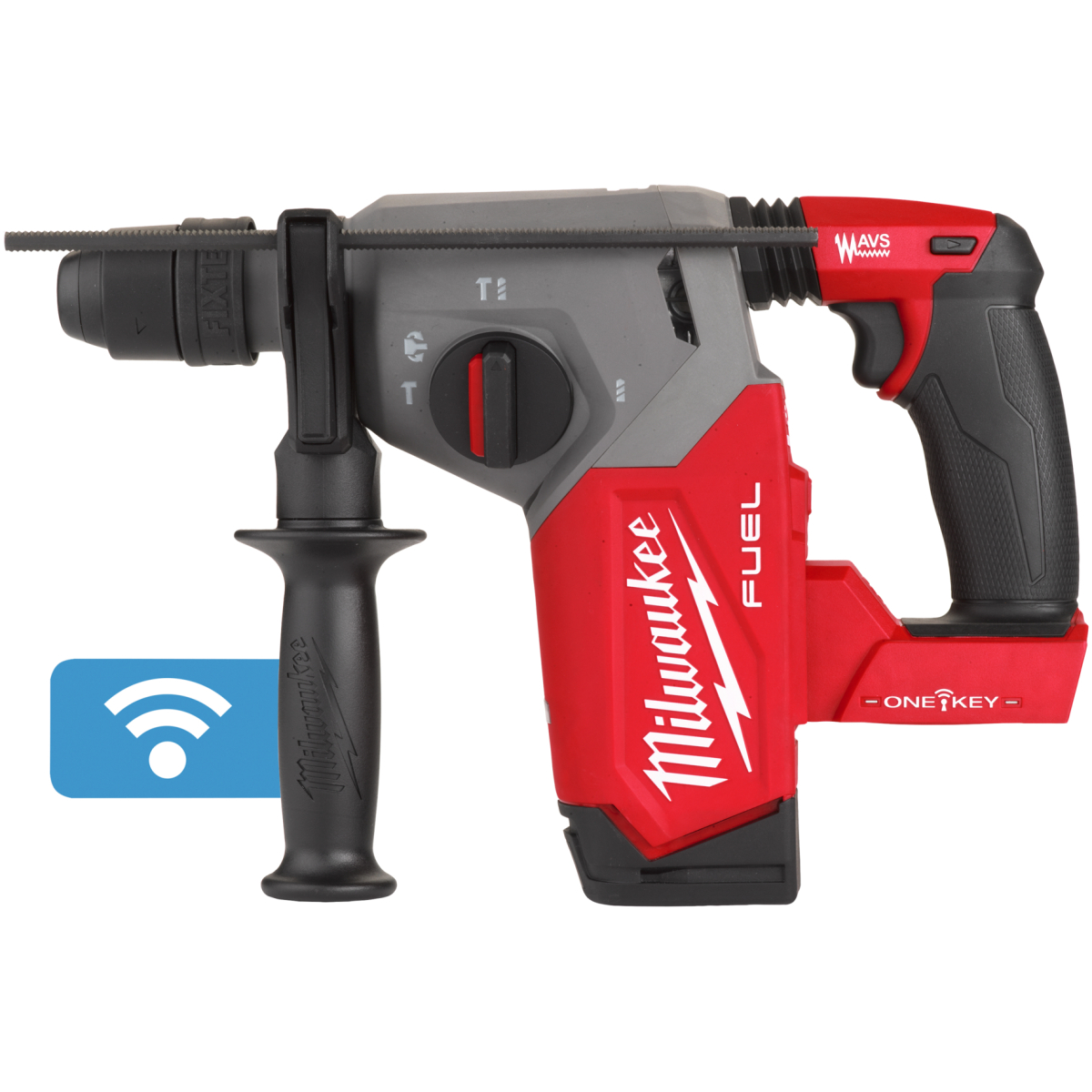 Milwaukee M18ONEFHX-552X 18v SDS 4 Mode SDS Hammer Drill with 2x 5.5Ah Batteries and Charger in Case