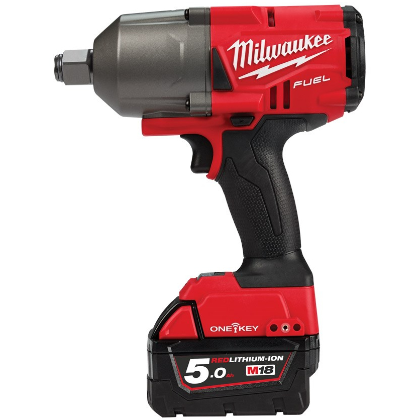 Milwaukee M18ONEFHIWF34-502X 18V One Key 3/4" Impact Wrench with 2x 5.0Ah Batteries in Case