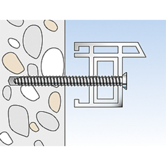 Fischer 532944 Window Frame Screw FFS 7.5 x 212 T30 Flat Head Pack x 100