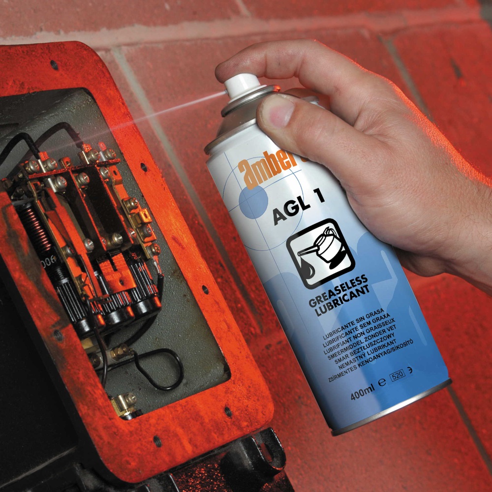 Ambersil 31567-AA AGL 1 Multi-Purpose Greaseless Lubricant for Electrical Equipment 400ml
